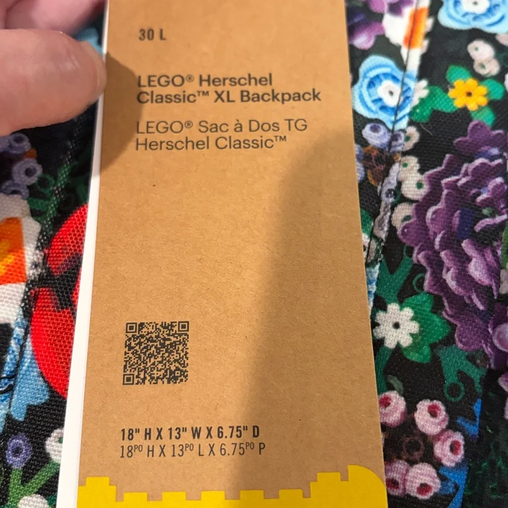Herschel Supply Co. LEGO Herschel Classic XL Backpack - Garden Floral/NWT